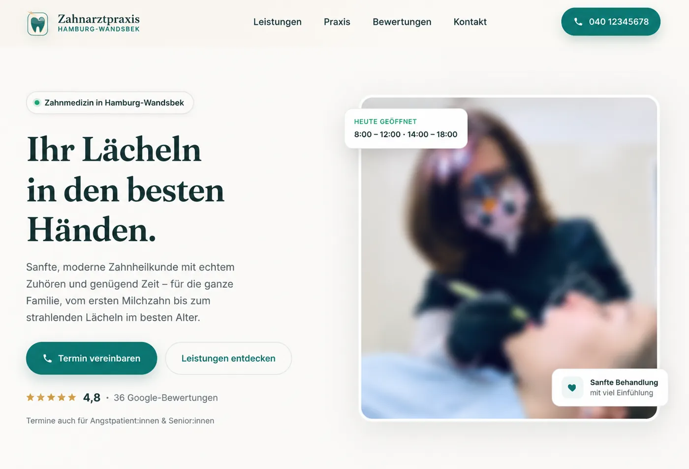 Website nachher